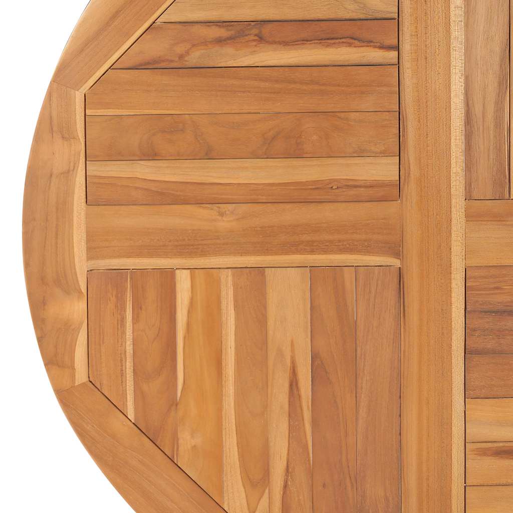 Dessus de table Bois de teck solide Rond 2,5 cm 90 cm - XIOS