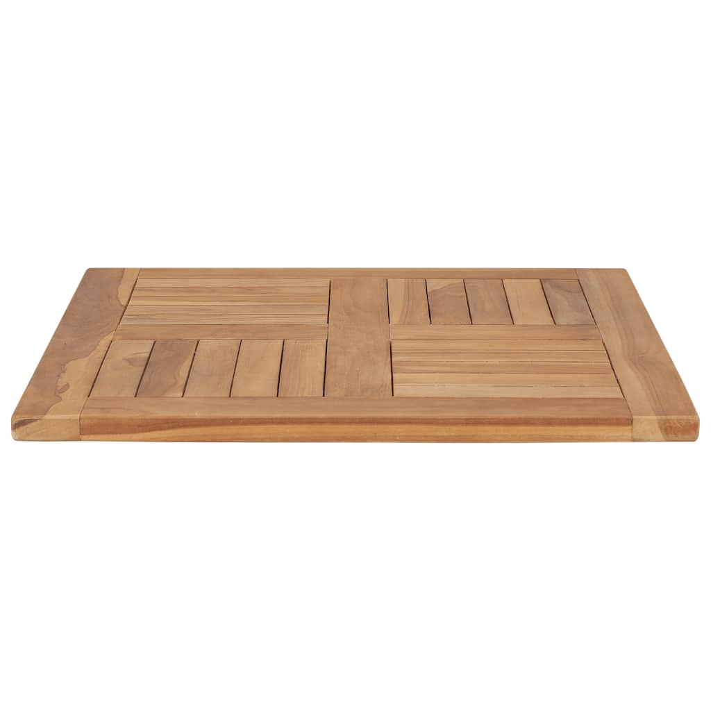 Dessus de table Bois de teck solide 60x60x2,5 cm - XIOS