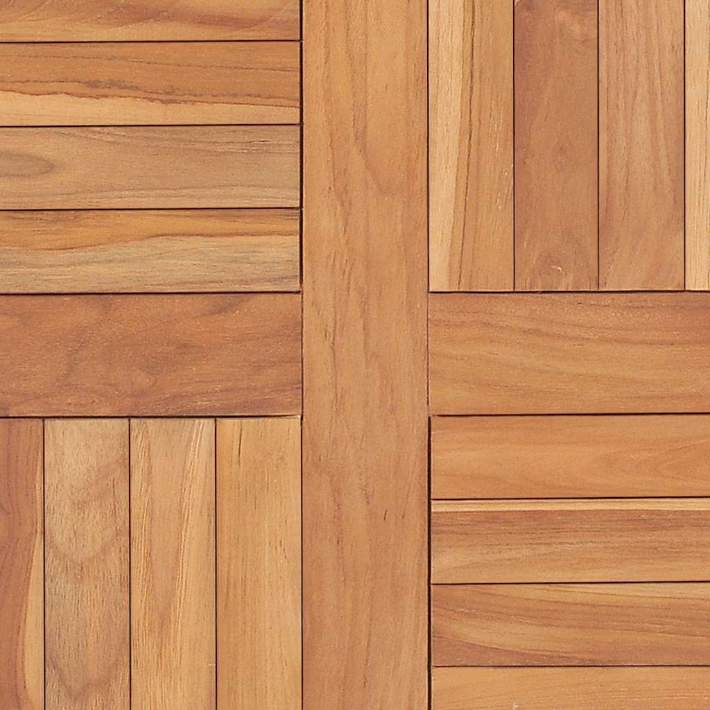 Dessus de table Bois de teck solide 60x60x2,5 cm - XIOS