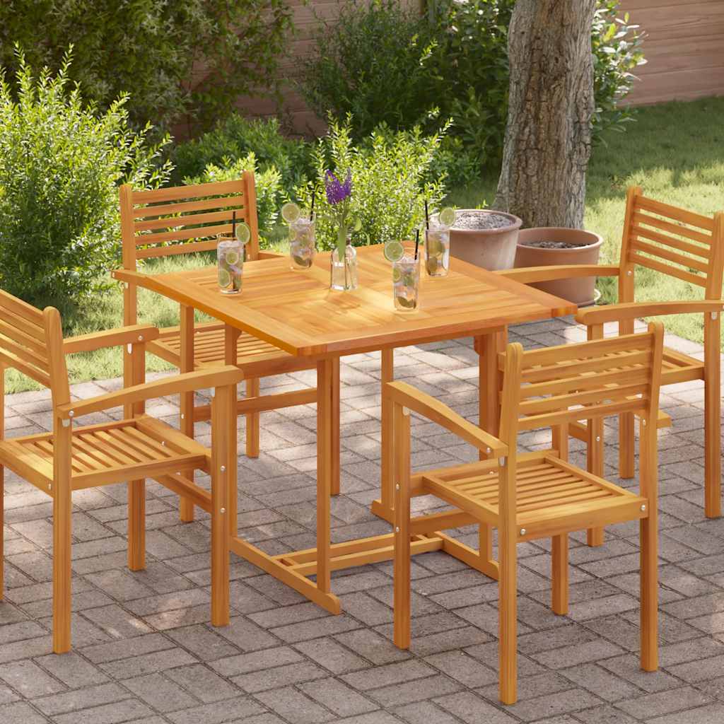 Dessus de table Bois de teck solide Carré 90x90x2,5 cm - XIOS