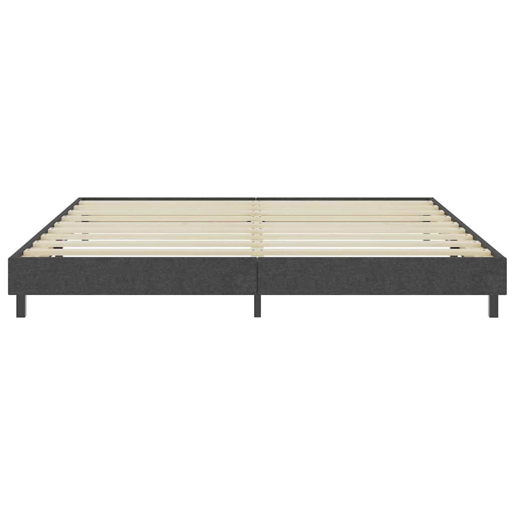 Sommier à lattes de lit sans matelas gris tissu 200x200 cm - XIOS