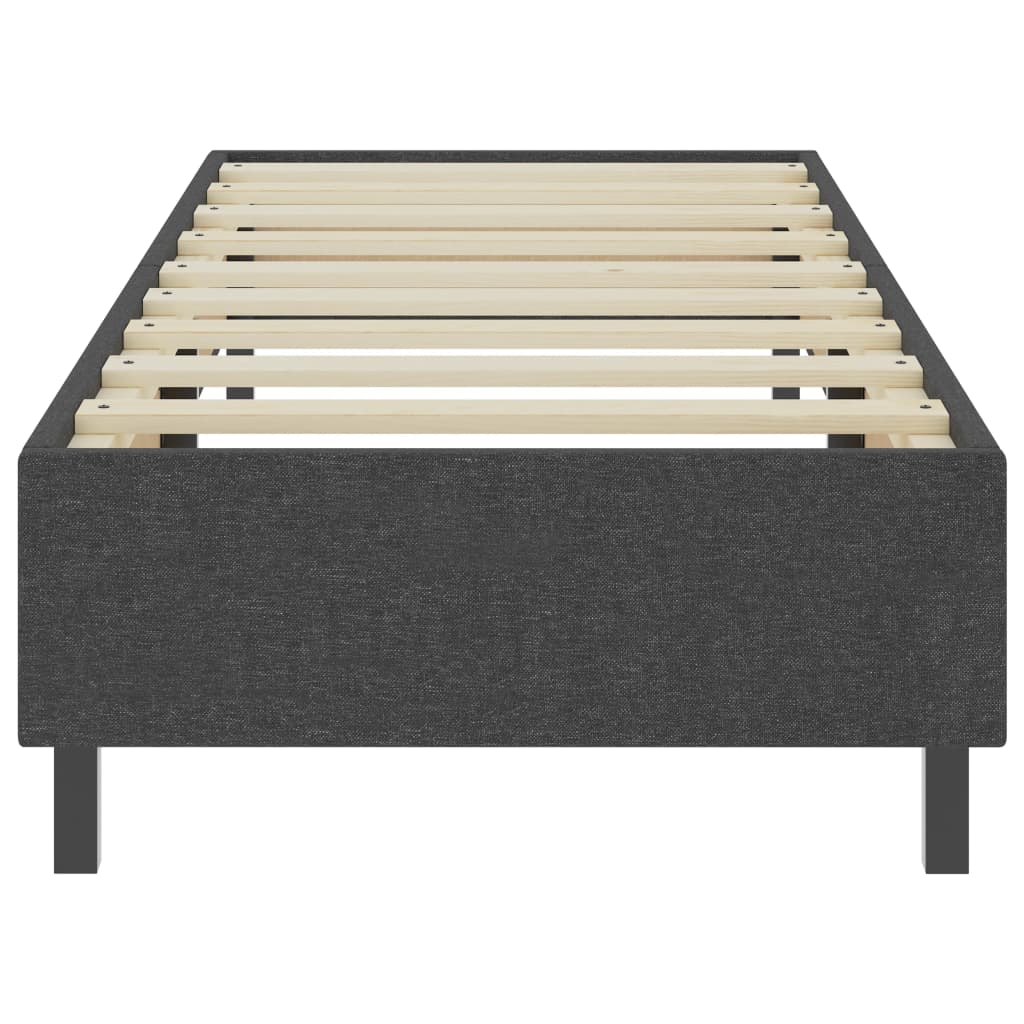 Sommier à lattes de lit sans matelas gris tissu 100x200 cm - XIOS