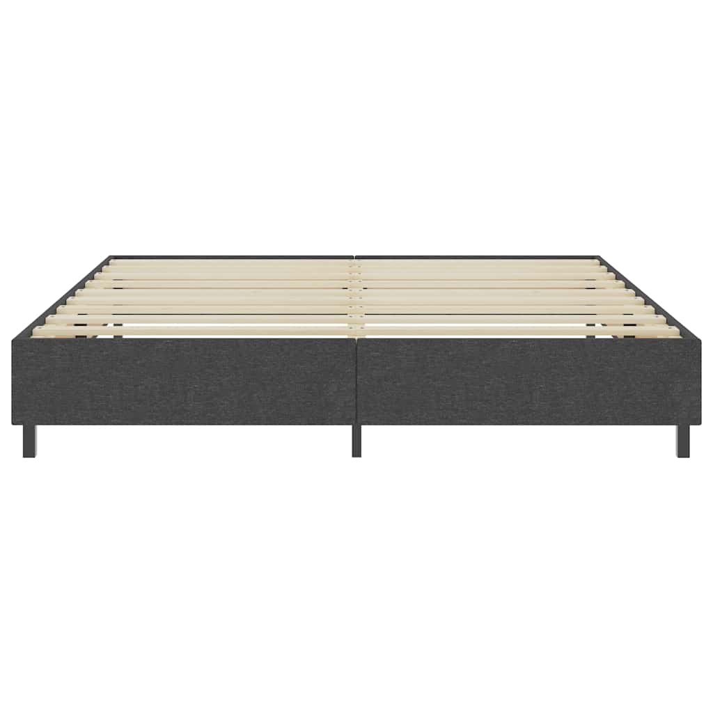 Sommier à lattes de lit sans matelas gris tissu 200x200 cm - XIOS
