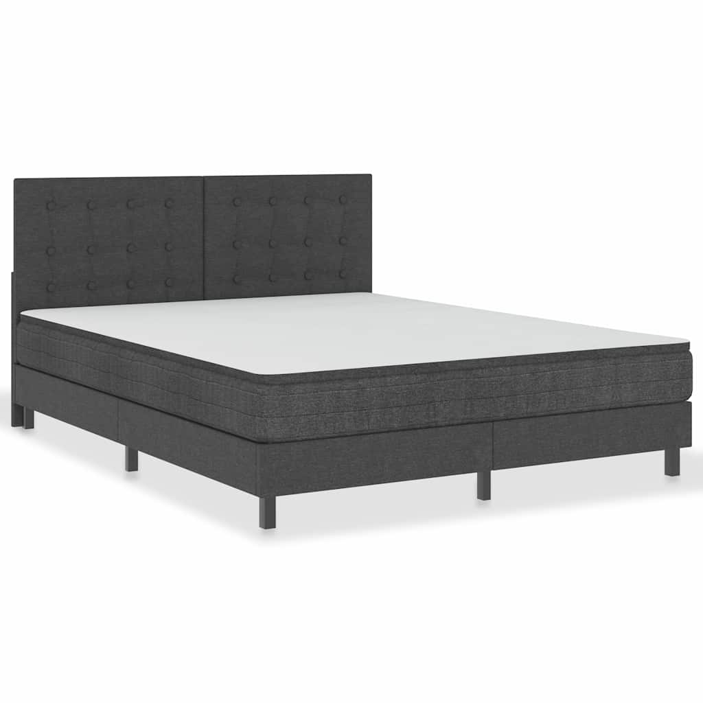 Tête de lit touffetée Gris foncé Tissu 180x200 cm - XIOS