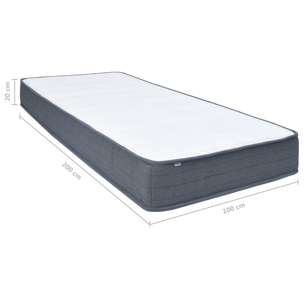 Matelas de sommier tapissier fermeté moyenne 200x100x20 cm - XIOS