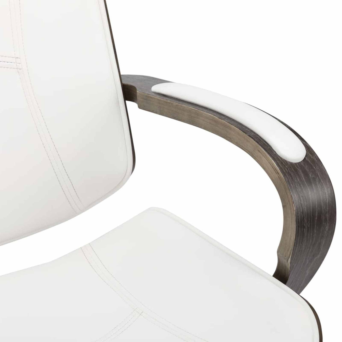 Chaises de bureau pivotantes avec appui-tête 2 pc Simili cuir