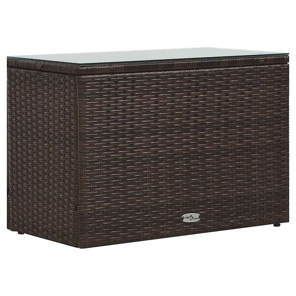 Salon de jardin 5 pcs avec coussins Résine tressée Marron - XIOS