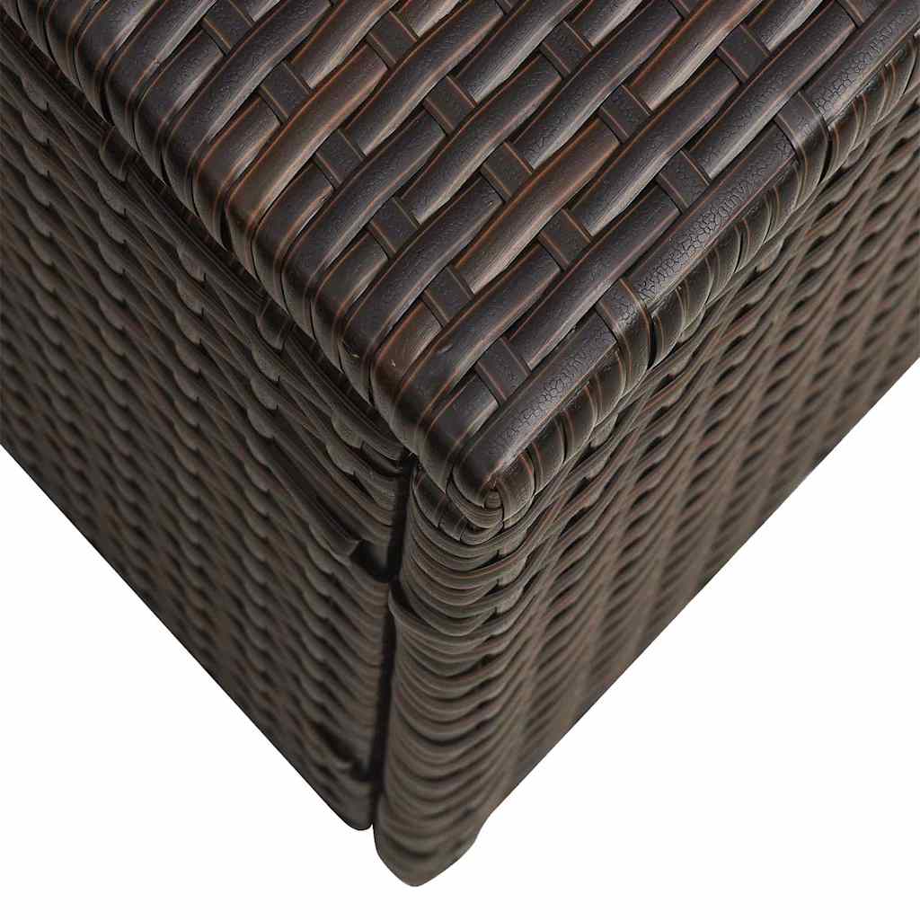 Salon de jardin 5 pcs avec coussins Résine tressée Marron - XIOS
