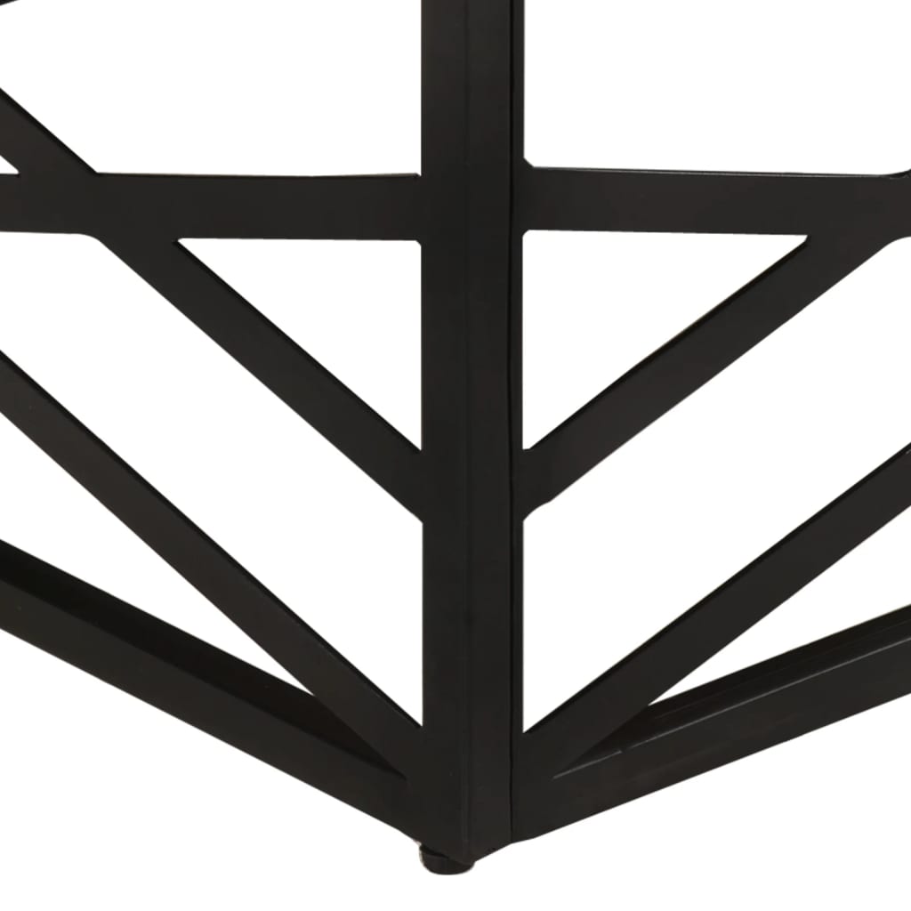 Table basse 68x68x35 cm Bois de manguier massif - XIOS