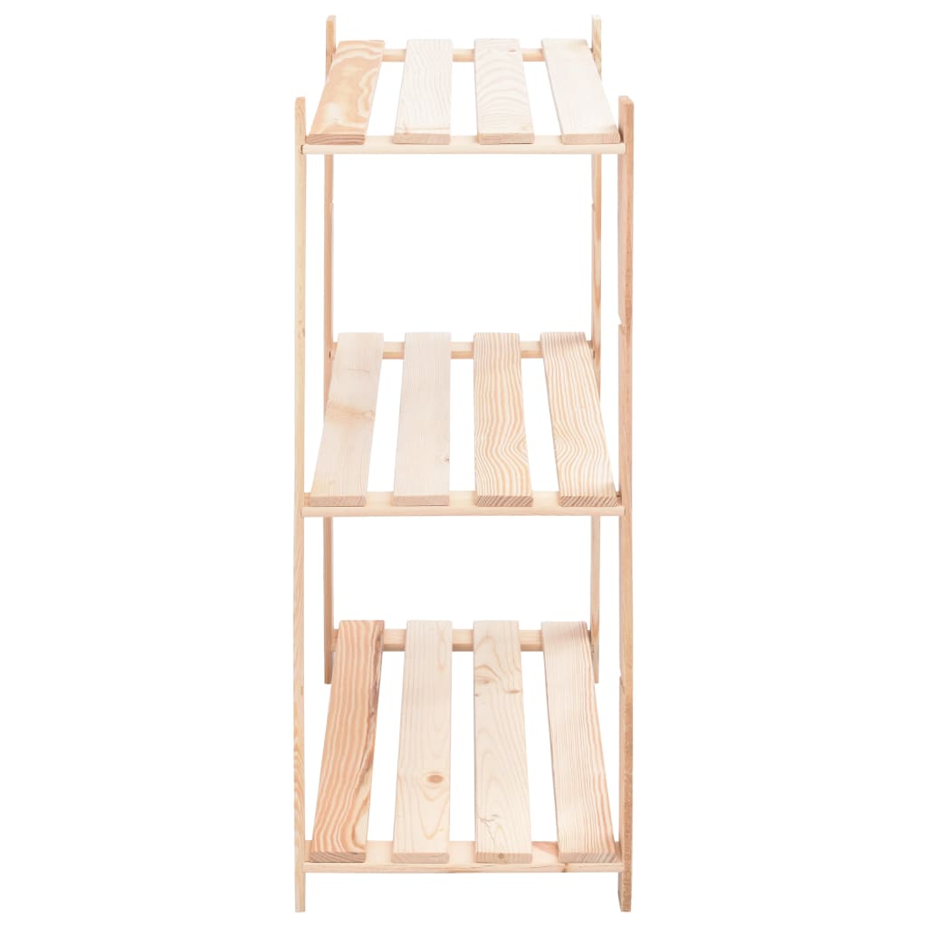 Étagères de rangement à 3 niveaux 10 pcs 80x38x90 cm Pin 150 kg - XIOS