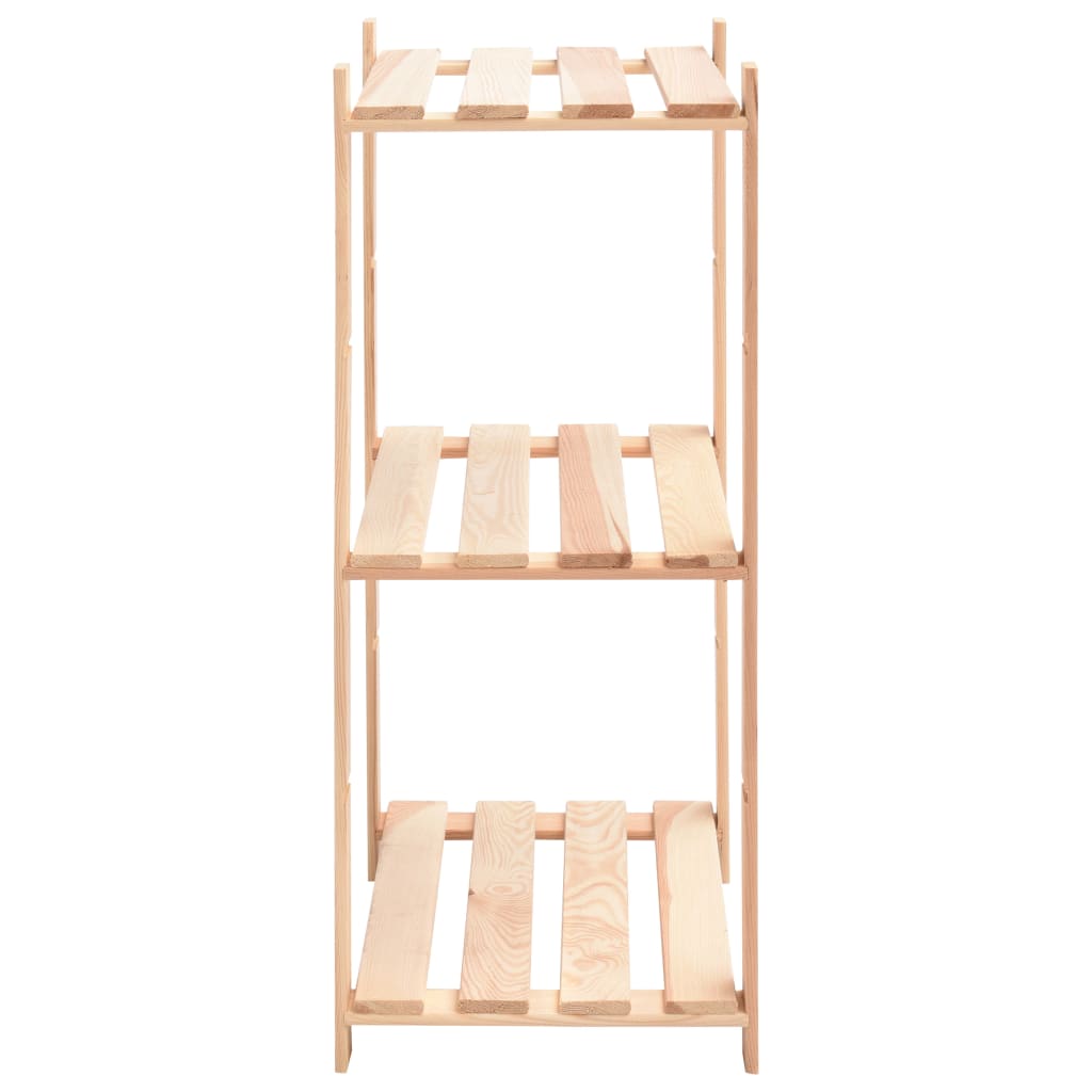 Étagères de rangement à 3 niveaux 10 pcs 60x38x90 cm Pin 150 kg - XIOS