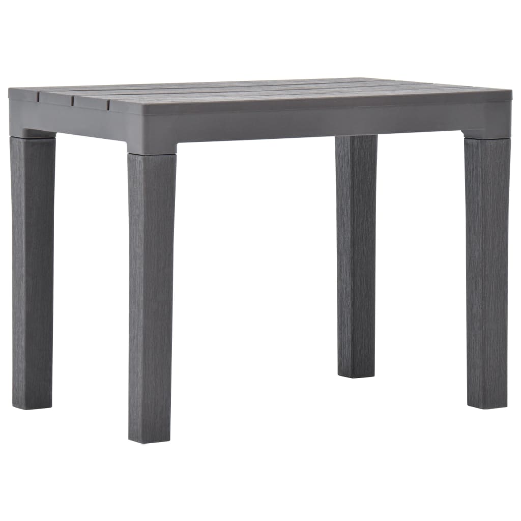 Table de jardin avec 2 bancs Plastique Marron - XIOS