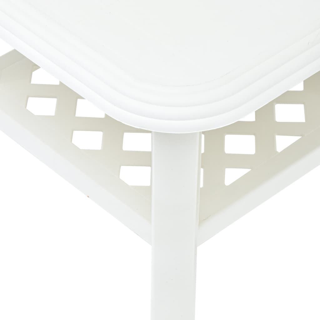 Table basse Blanc 90x60x46 cm Plastique - XIOS