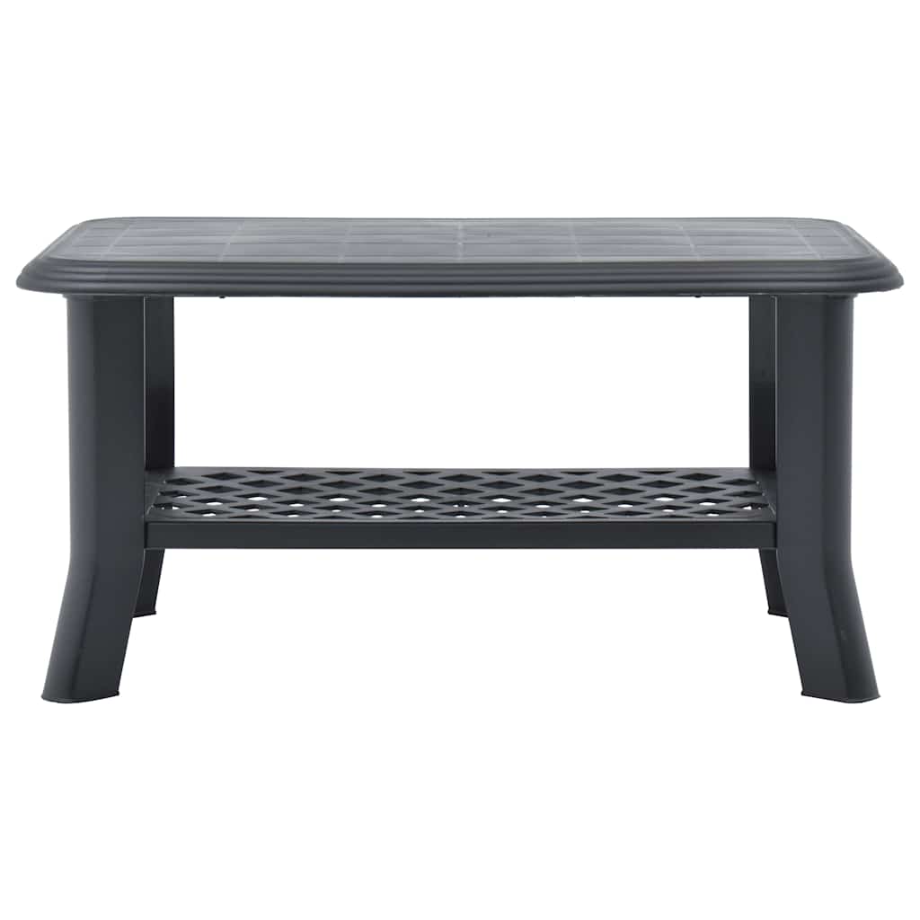 Table basse Anthracite 90x60x46 cm Plastique - XIOS