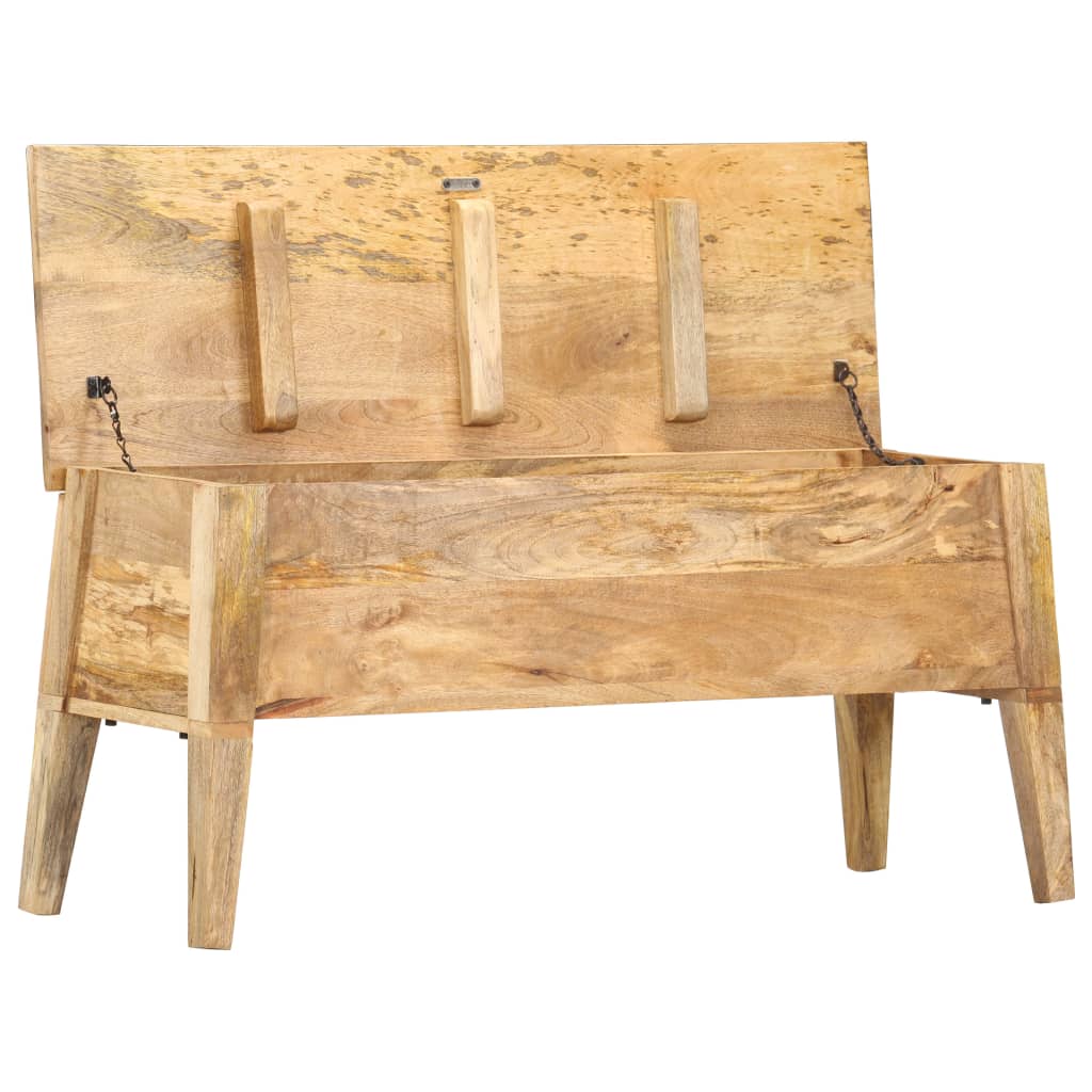 Boîte de rangement 99x35x48 cm Bois de manguier solide - XIOS