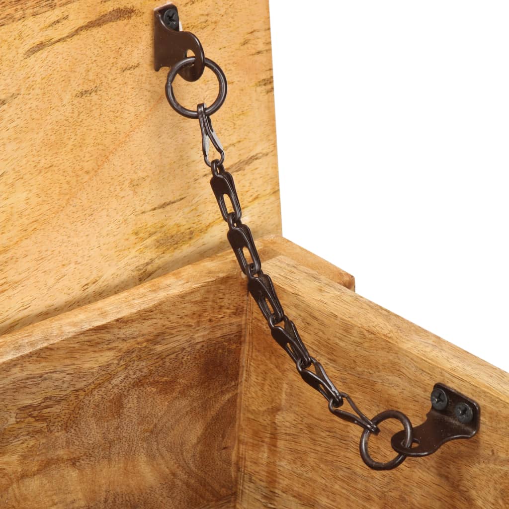 Boîte de rangement 99x35x48 cm Bois de manguier solide - XIOS