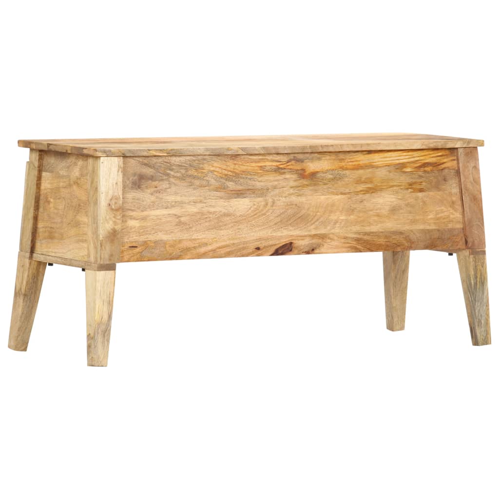 Boîte de rangement 99x35x48 cm Bois de manguier solide - XIOS