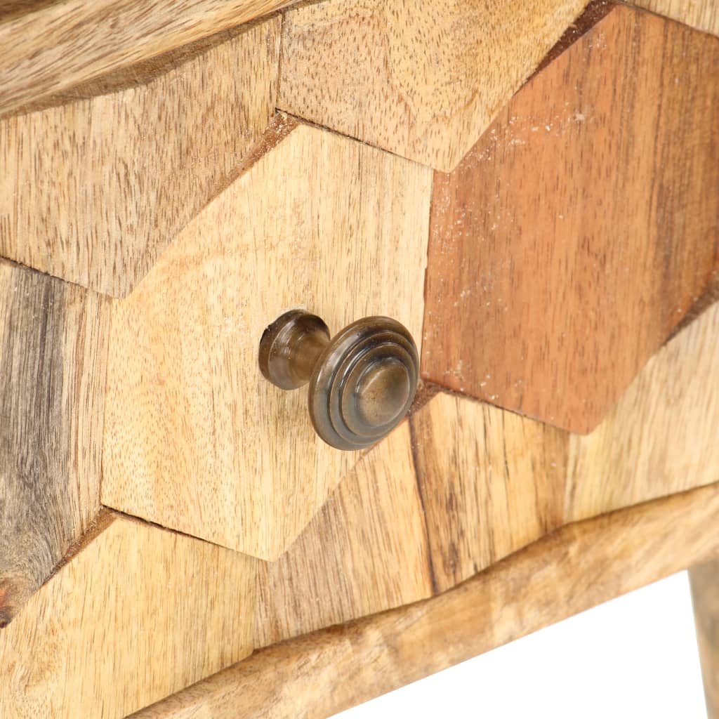 Meuble TV 90x30x50 cm Bois de manguier solide - XIOS