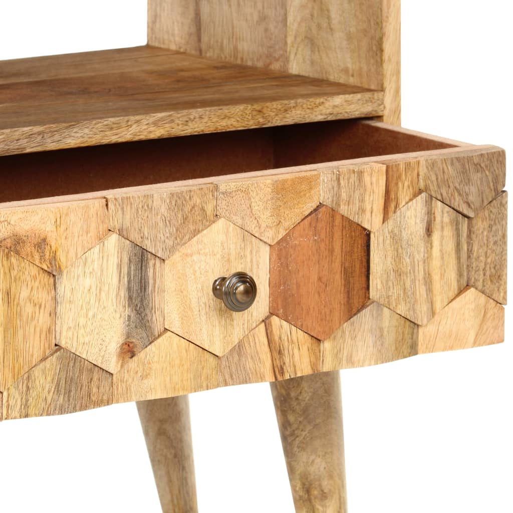 Meuble TV 90x30x50 cm Bois de manguier solide - XIOS