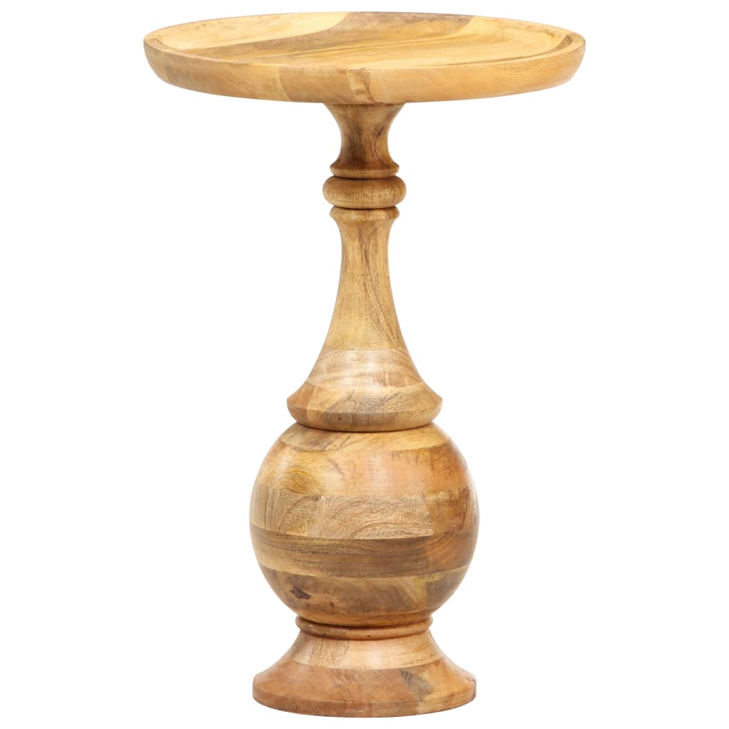 Table d'appoint ronde 43x43x66 cm Bois de manguier massif - XIOS