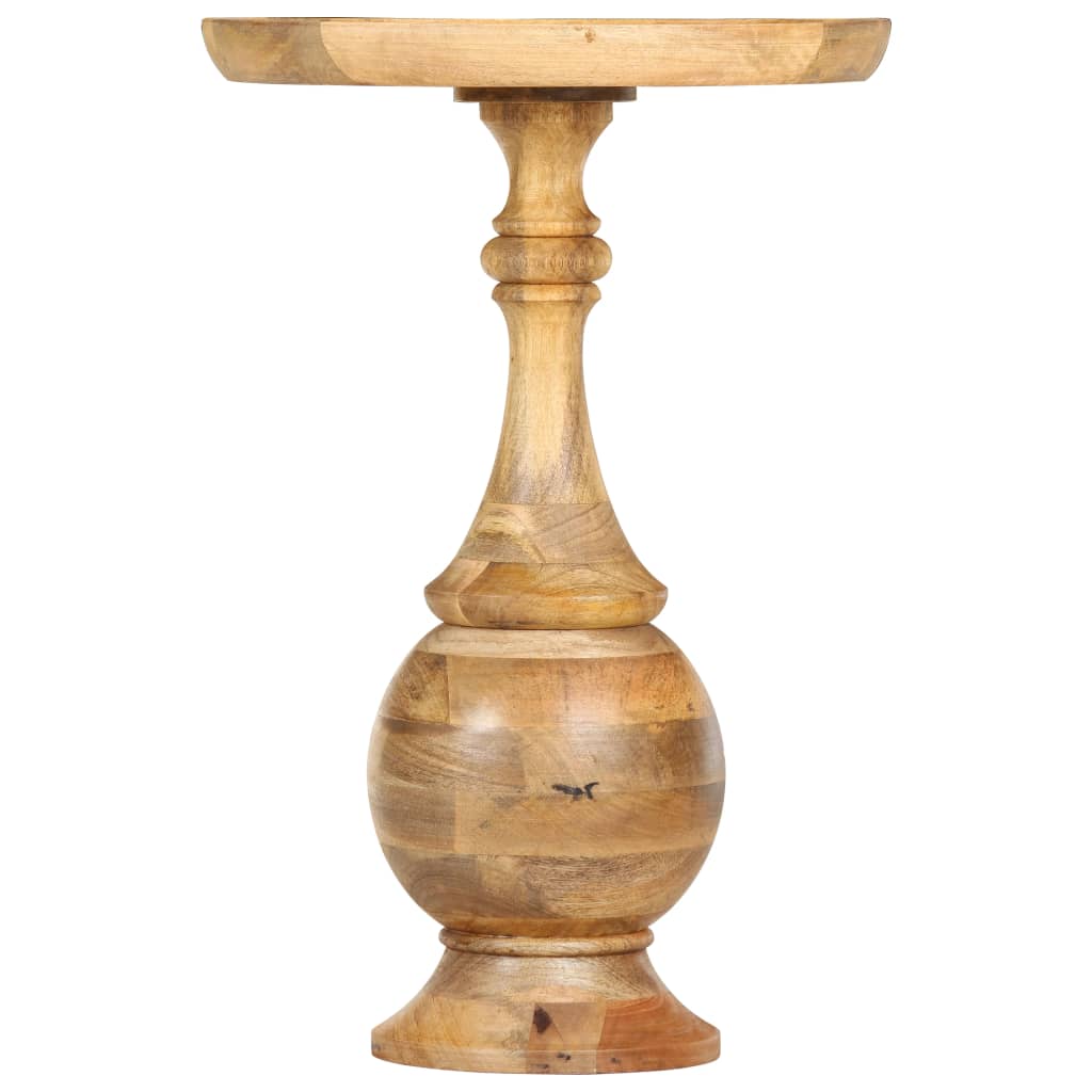 Table d'appoint ronde 43x43x66 cm Bois de manguier massif - XIOS