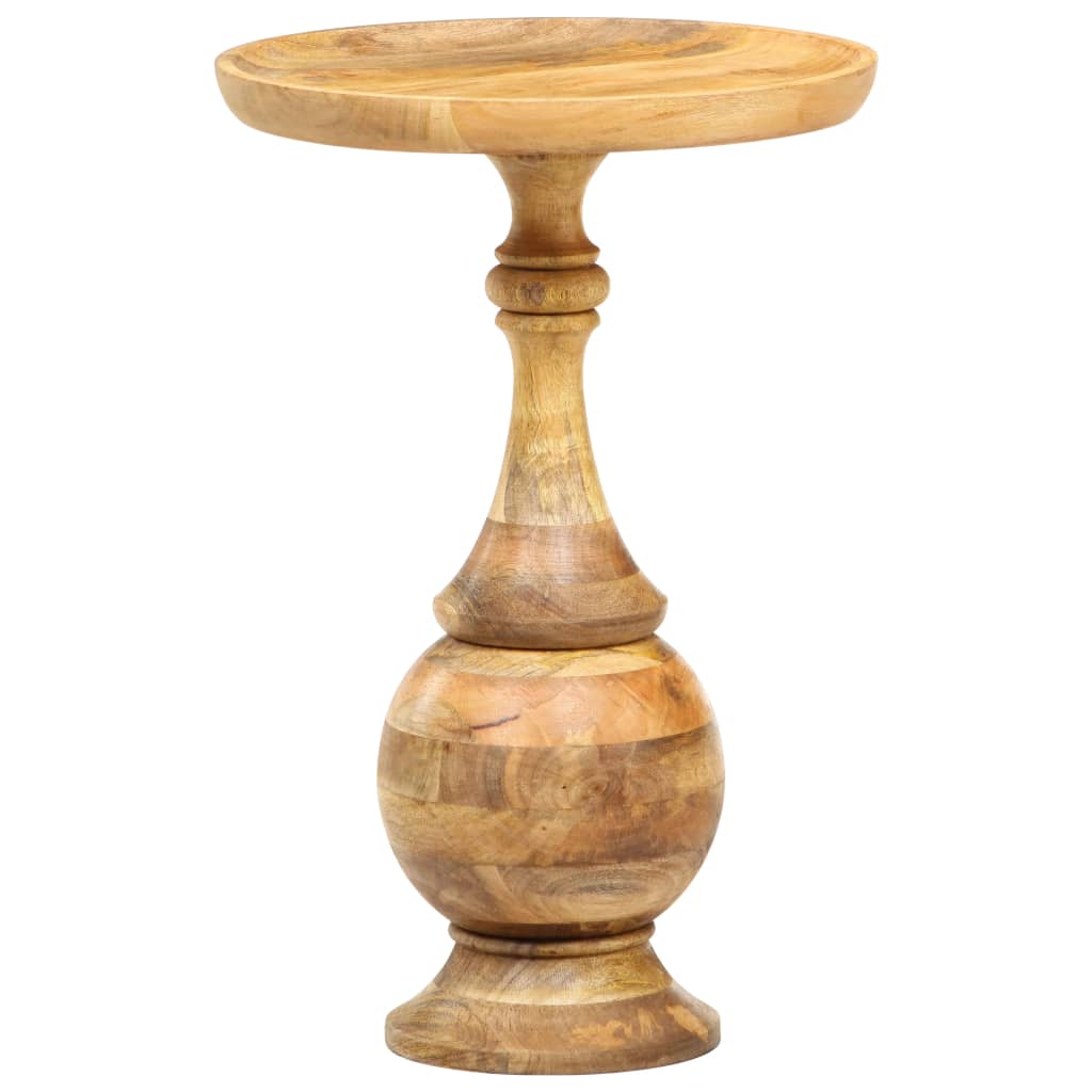 Table d'appoint ronde 43x43x66 cm Bois de manguier massif - XIOS