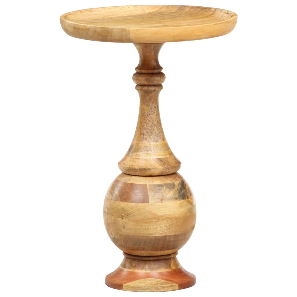 Table d'appoint ronde 43x43x66 cm Bois de manguier massif - XIOS