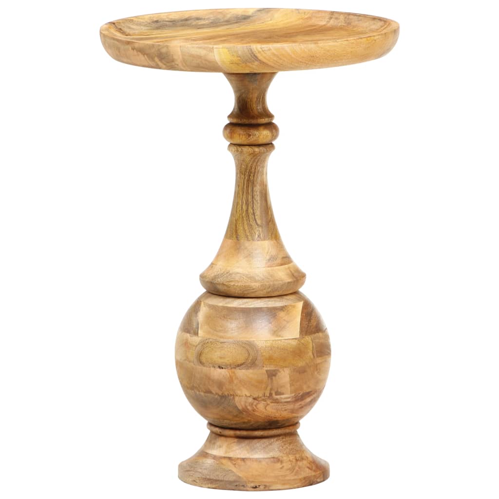 Table d'appoint ronde 43x43x66 cm Bois de manguier massif - XIOS