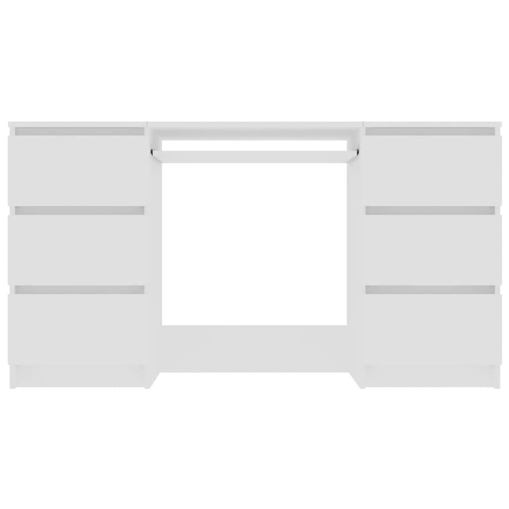 Bureau Blanc 140x50x77 cm Bois d'ingénierie - XIOS