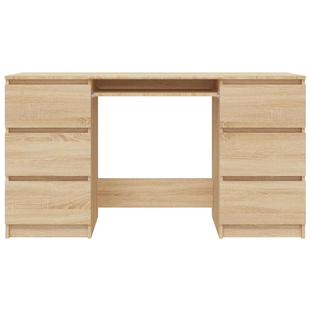 Bureau Chêne sonoma 140x50x77 cm Bois d'ingénierie - XIOS