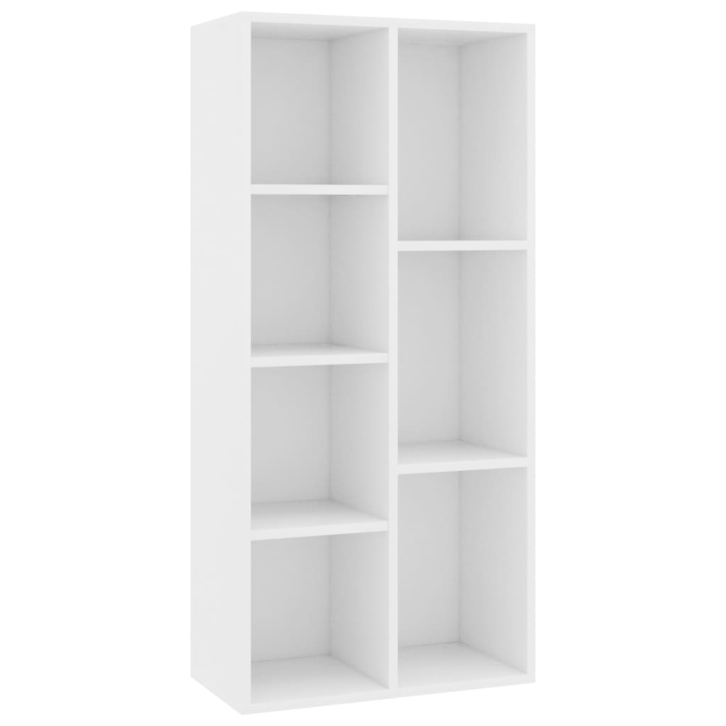 Bibliothèque Blanc 50x25x106 cm Bois d'ingénierie - XIOS