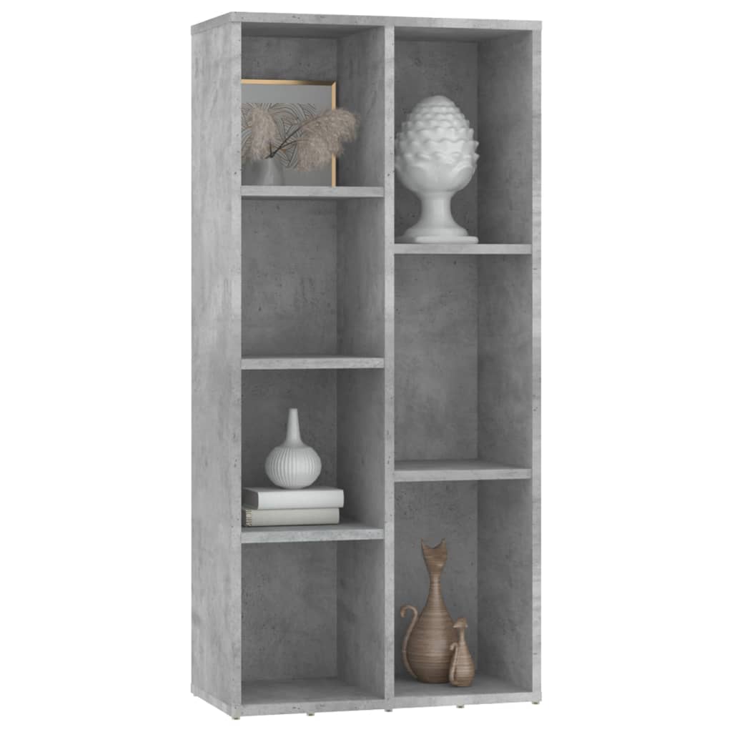 Bibliothèque Gris béton 50x25x106 cm Bois d’ingénierie - XIOS