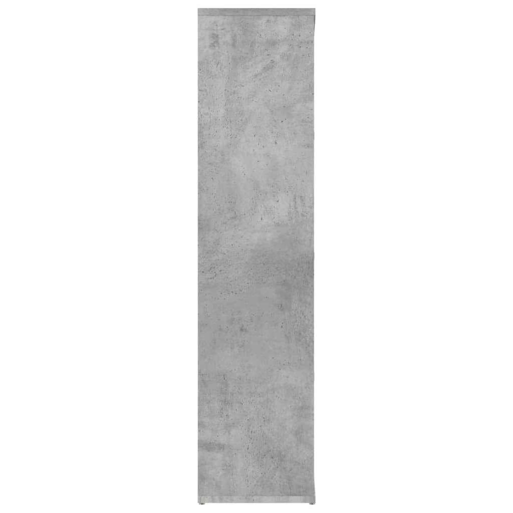 Bibliothèque Gris béton 50x25x106 cm Bois d’ingénierie - XIOS