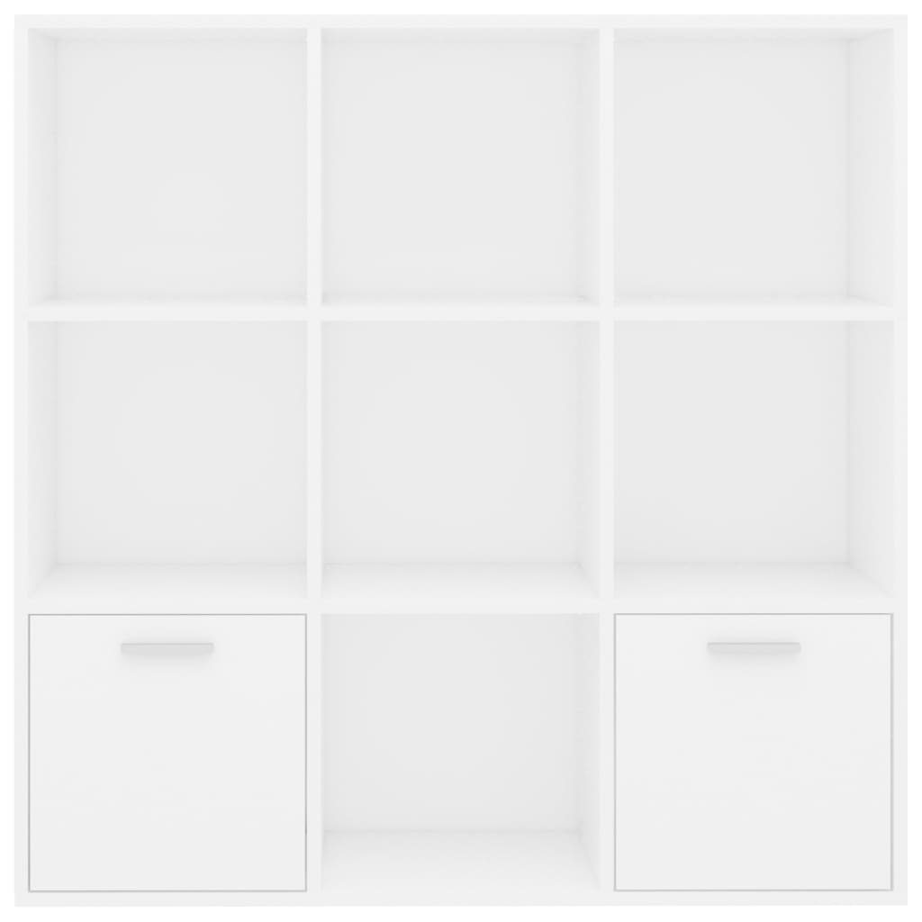 Bibliothèque Blanc 98x30x98 cm Bois d’ingénierie - XIOS