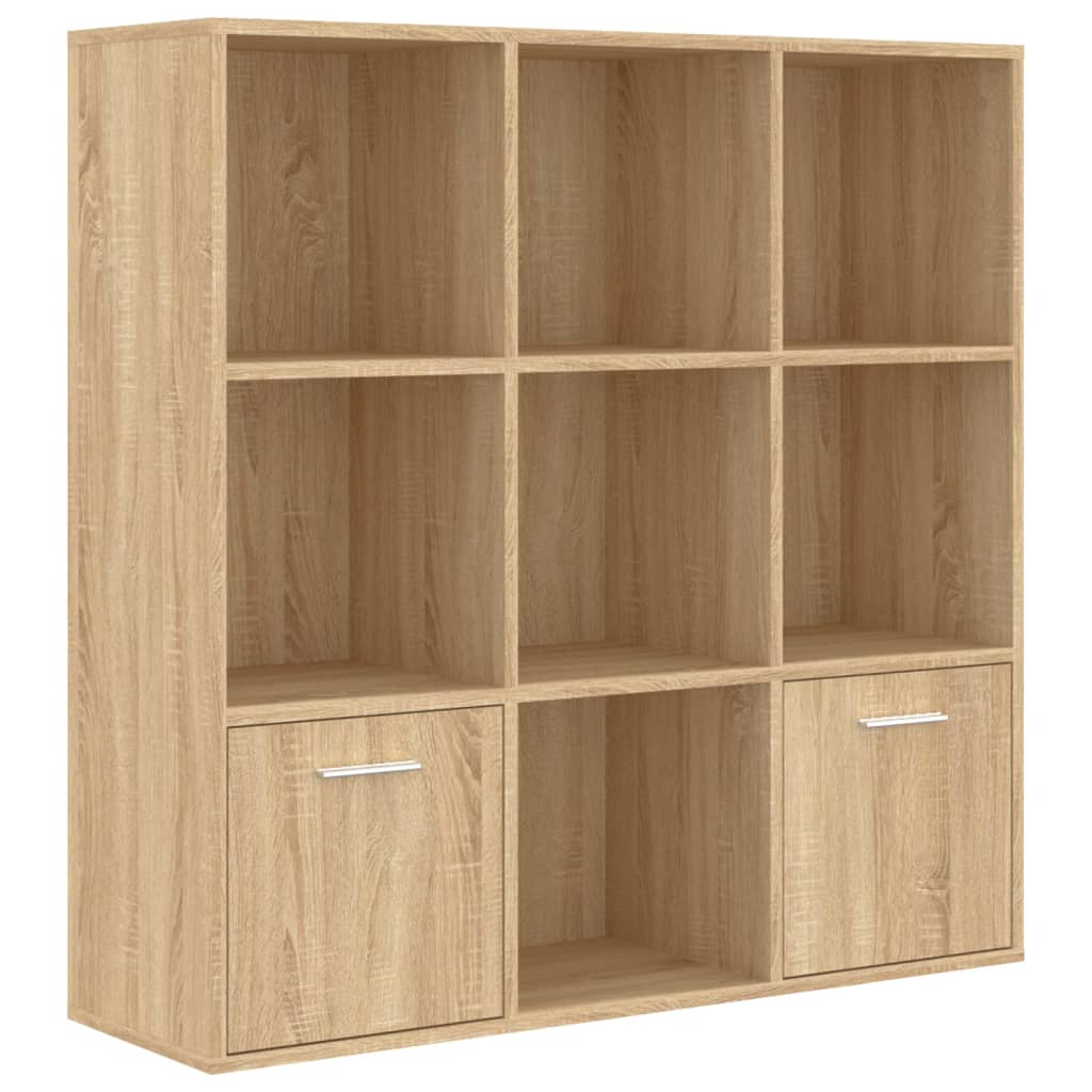 Bibliothèque Chêne sonoma 98x30x98 cm Bois d’ingénierie - XIOS