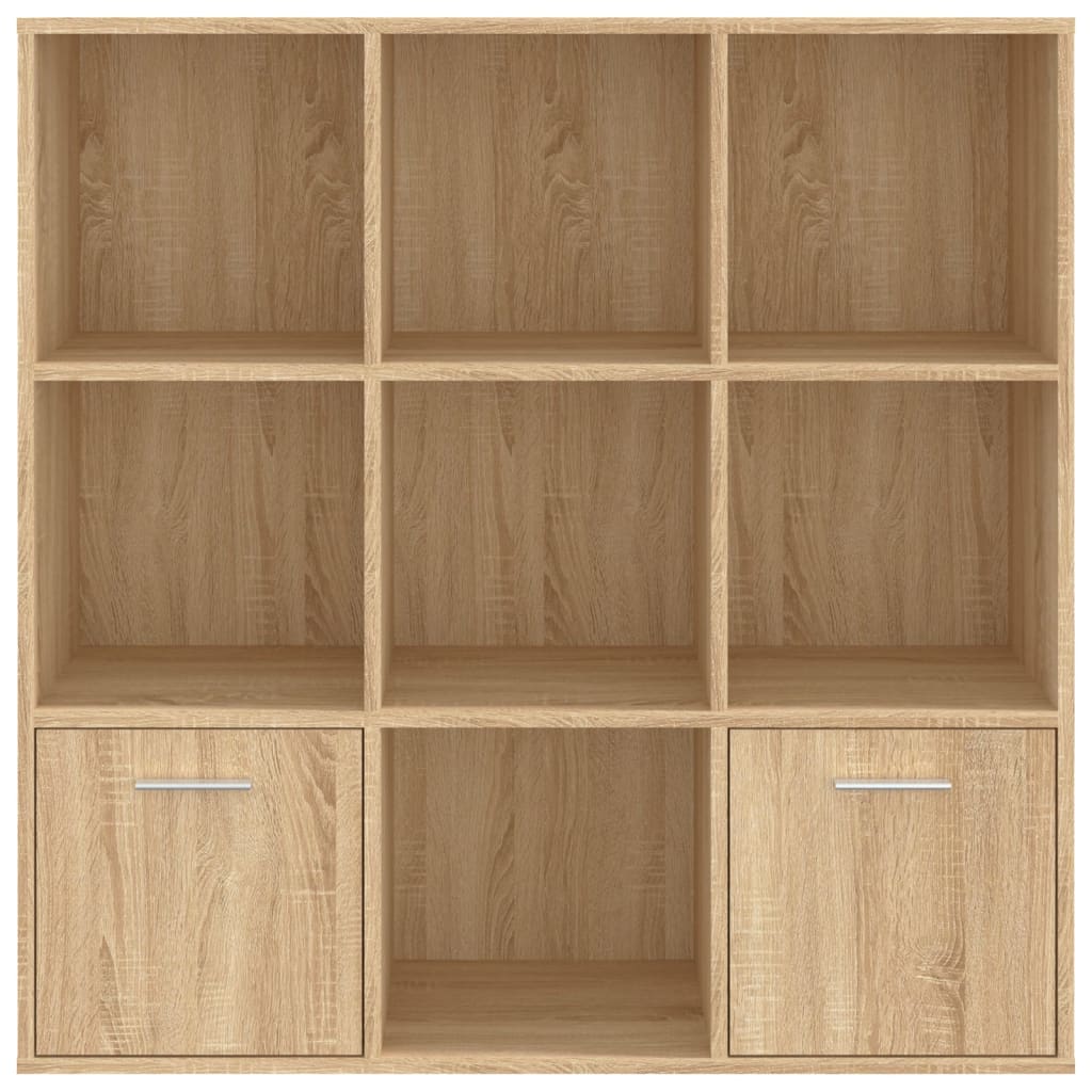 Bibliothèque Chêne sonoma 98x30x98 cm Bois d’ingénierie - XIOS