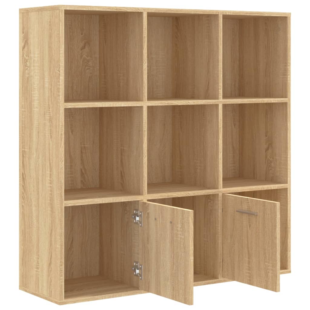 Bibliothèque Chêne sonoma 98x30x98 cm Bois d’ingénierie - XIOS
