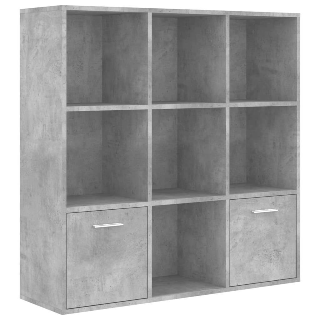 Bibliothèque Gris béton 98x30x98 cm Bois d’ingénierie - XIOS