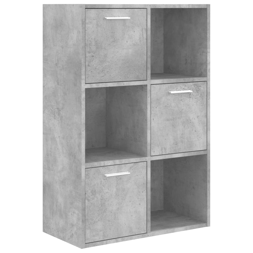 Armoire de rangement Gris béton 60x29,5x90 cm Bois d'ingénierie - XIOS