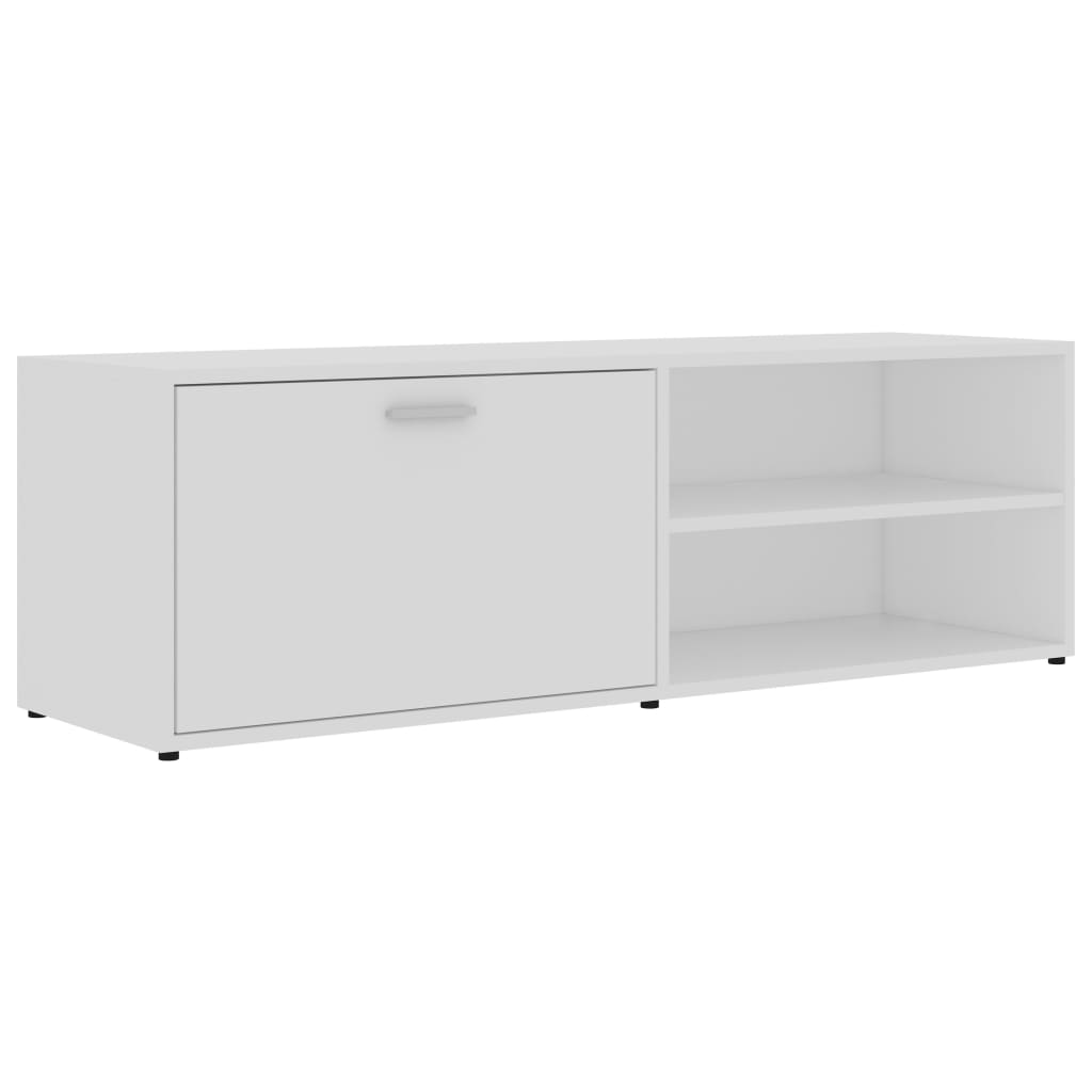 Meuble TV Blanc 120x34x37 cm Bois d'ingénierie - XIOS