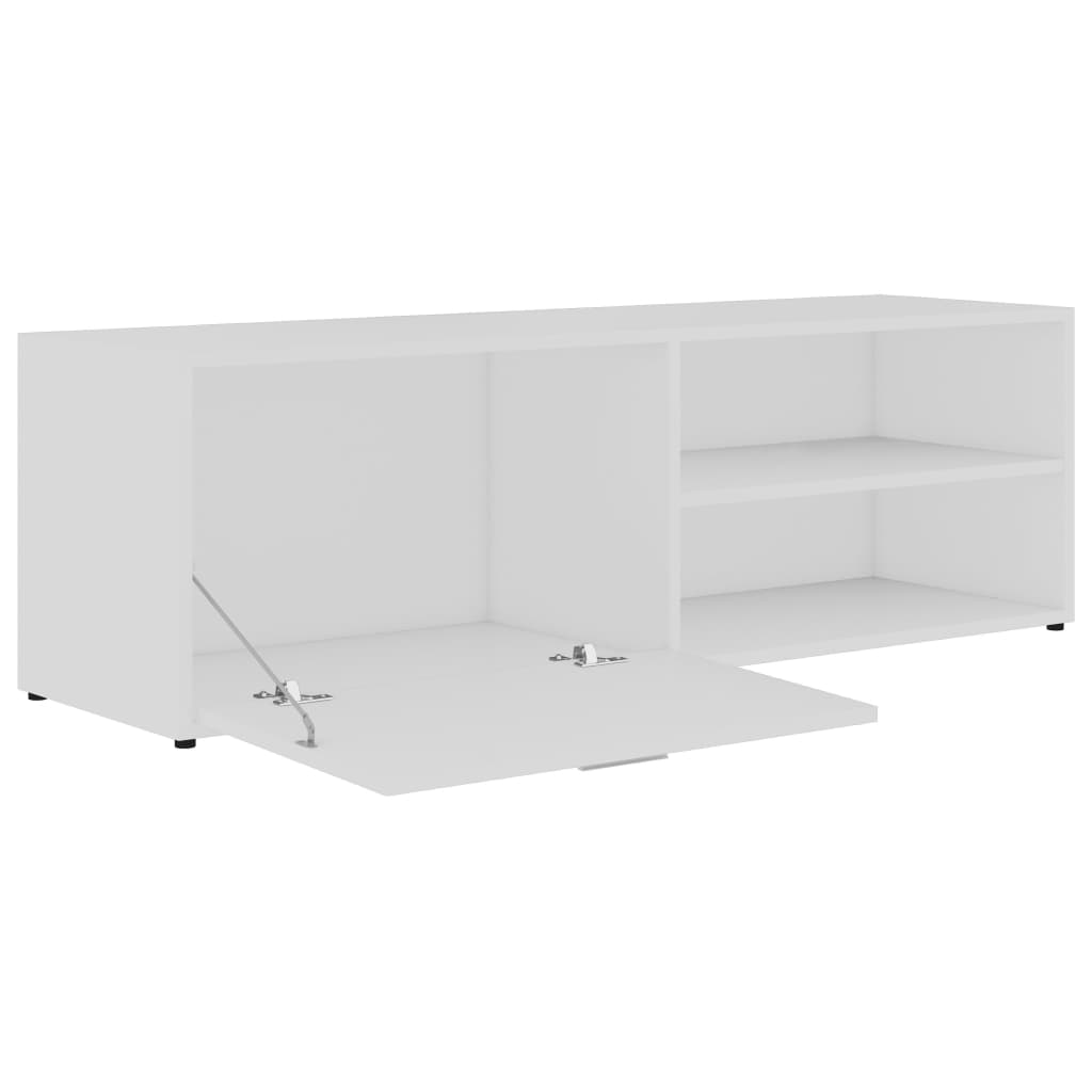 Meuble TV Blanc 120x34x37 cm Bois d'ingénierie - XIOS