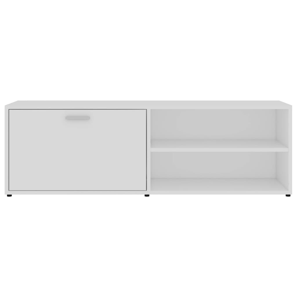 Meuble TV Blanc 120x34x37 cm Bois d'ingénierie - XIOS