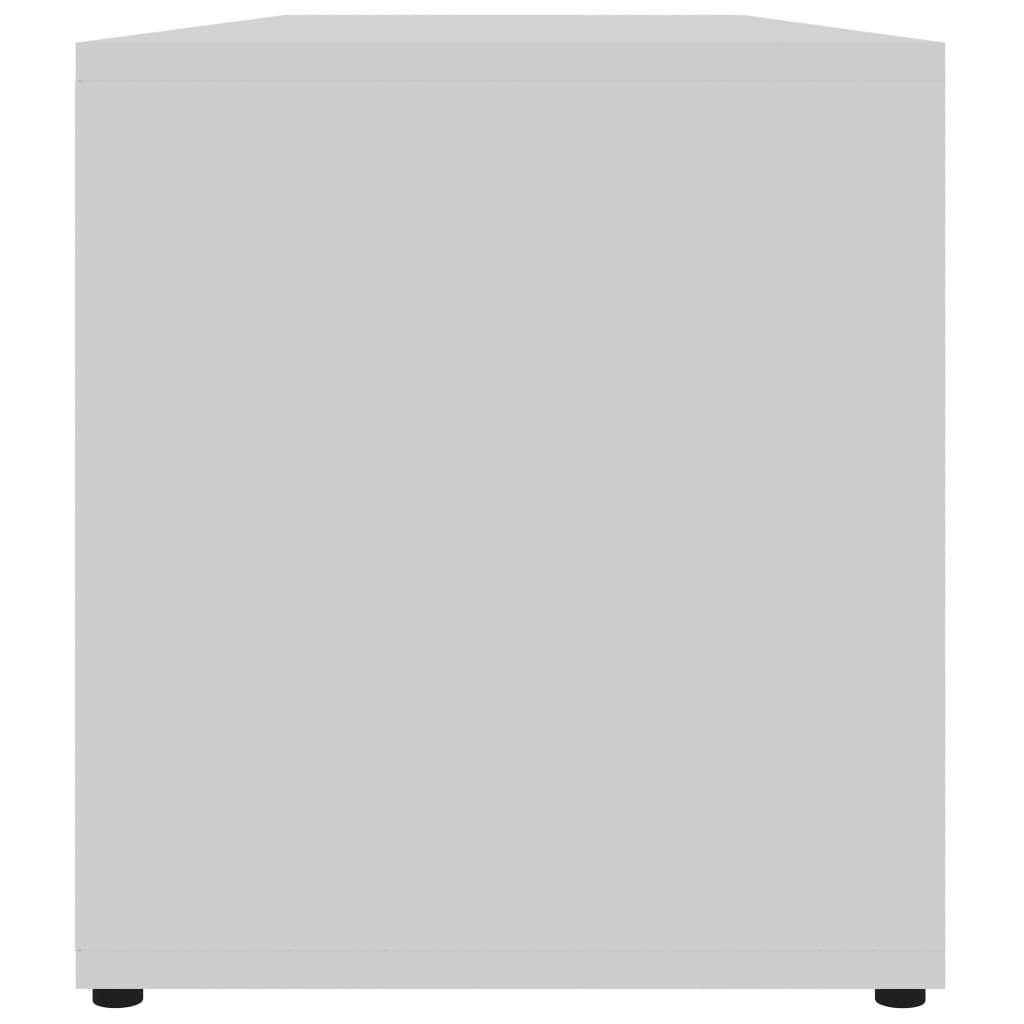 Meuble TV Blanc 120x34x37 cm Bois d'ingénierie - XIOS