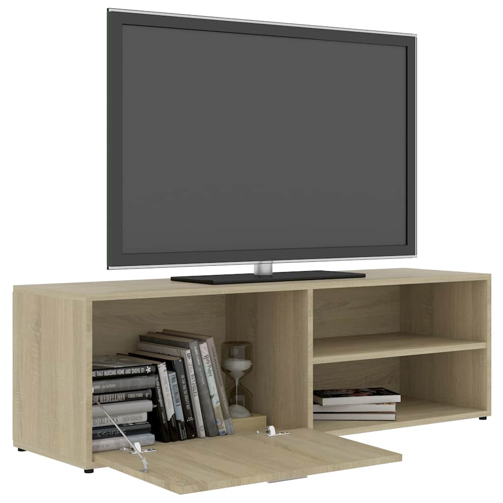 Meuble TV Chêne sonoma 120x34x37 cm Bois d’ingénierie - XIOS