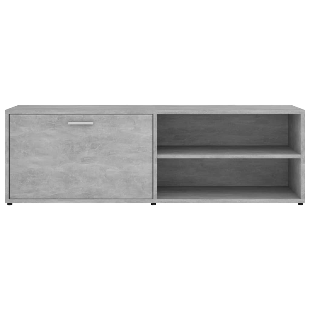 Meuble TV Gris béton 120x34x37 cm Bois d’ingénierie - XIOS