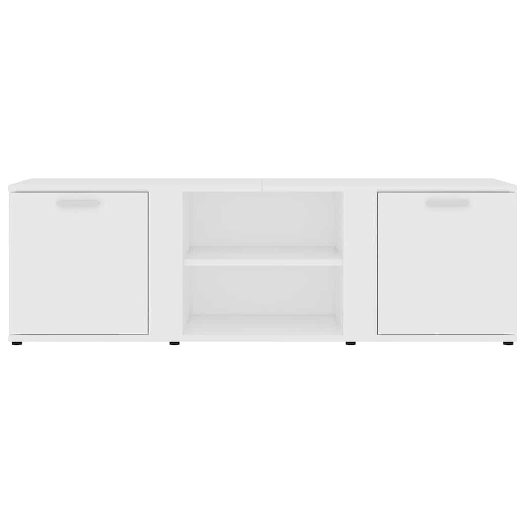 Meuble TV Blanc 120x34x37 cm Bois d'ingénierie - XIOS