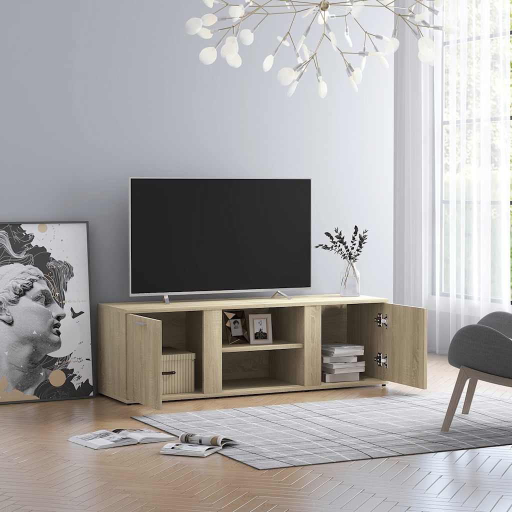 Meuble TV Chêne sonoma 120x34x37 cm Bois d’ingénierie - XIOS