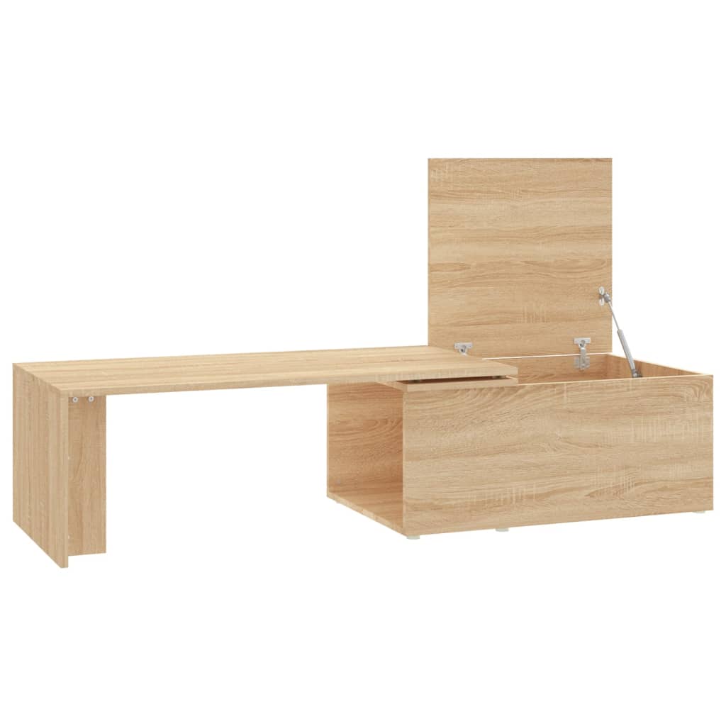 Table basse Chêne sonoma 150x50x35 cm Bois d’ingénierie - XIOS