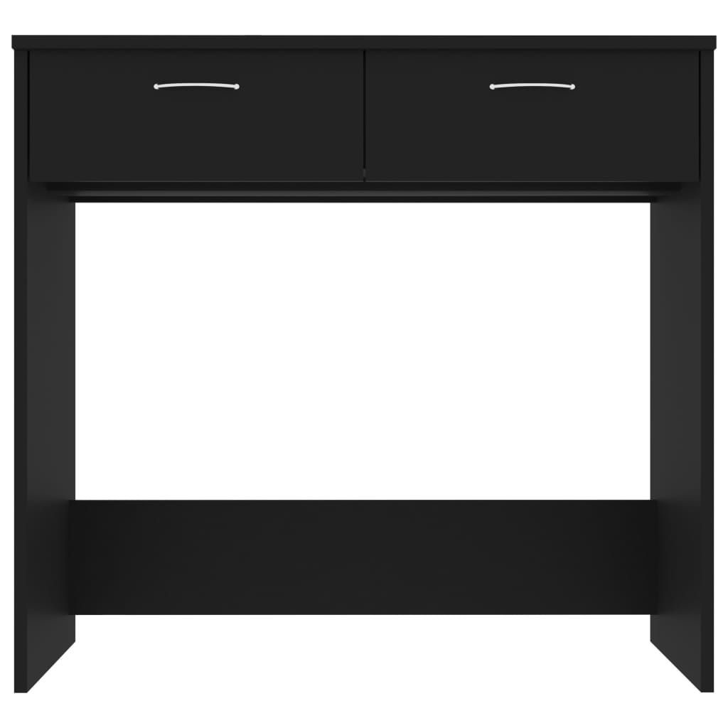 Bureau Noir 80x40x75 cm Aggloméré - XIOS