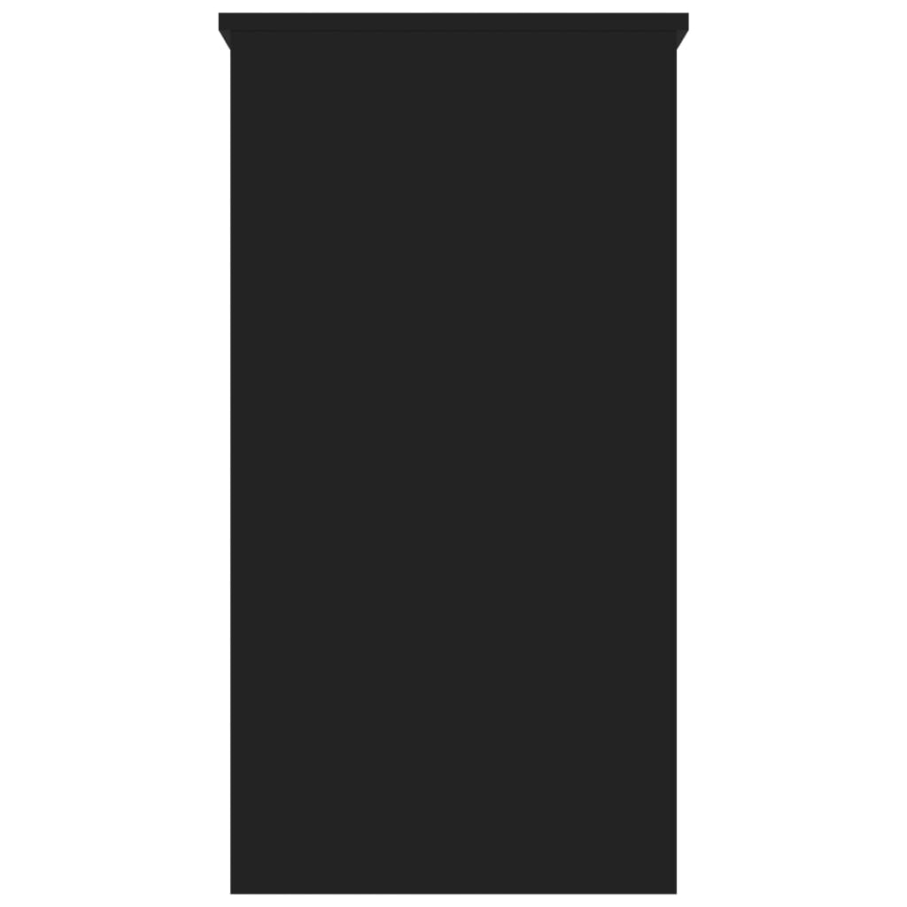 Bureau Noir 80x40x75 cm Aggloméré - XIOS